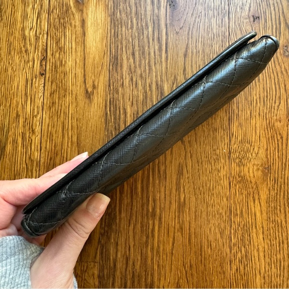 💙LAST DAY💙 Prada Saffiano Quilted Black Leather Long Wallet (w/ COA) - Picture 11 of 14